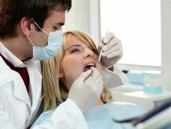 At the dentist Stock Footage