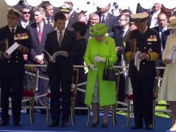 Royals During D Day remembrance ceremony in Bayeux News Clip