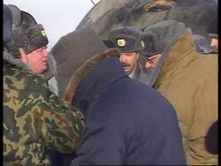 Kazakhstan - Astronauts Arrive In Kazakhstan News Clip