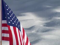 HD: American flag Stock Footage