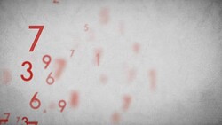 Numbers Background Loop Red - Stock Video Stock Footage