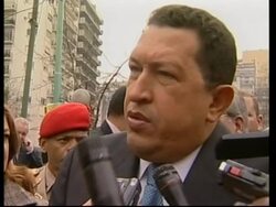 Chavez interview before he returns to Venezuela News Clip
