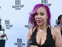 INTERVIEW - Lyrica Anderson on what it means to be a BMI member, the first record that made her want to write, and on her favorite Ludacris song at the 2014 BMI R&B/Hip-Hop Awards Stock Footage