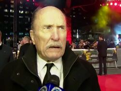 INTERVIEW: Robert Duvell on Tom Cruise as 'Jack Reacher', the comparisons to James Bond, Tom Cruise doing his own stunts at 'Jack Reacher' World Premiere at Odeon Leicester Square on December 10, 2012 in London, England.  Stock Footage