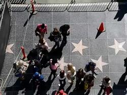 Scenes From Hollywood Boulevard, California Stock Footage