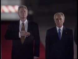 ISRAEL: ARRIVAL OF US PRESIDENT BILL CLINTON News Clip