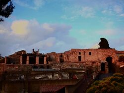 Ruins of Pompei Stock Footage