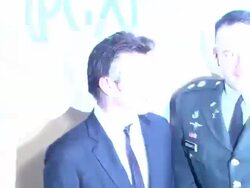 Sean Penn, Brian Woolworth at the 2011 Producers Guild Awards at Beverly Hills CA. (Footage by WireImage Video/GettyImages) Stock Footage