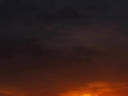 Red Sunrise Stock Footage