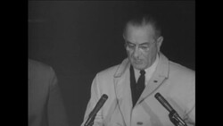 CAN945 JOHNSON RETURNS FROM PEACE NEGOTIATIONS News Clip