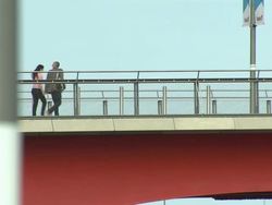 Olympic park aquatics centre and Orbit Tower News Clip