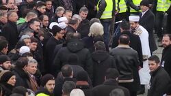 Mourners attend funeral of woman who died after reportedly defending two teenage girls News Clip