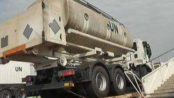 CLEAN : UN peacekeepers arrive in strife torn Central Africa News Clip