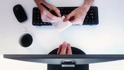 Taking Notes Stock Footage