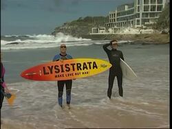 Activists target spouses of APEC leaders on visit to Bondi Beach News Clip