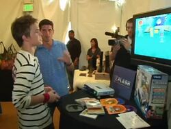 My Scene Fab Faces Dolls Celebrity Retreat Produced by Backstage Creations at the 2006 Teen Choice Awards Stock Footage