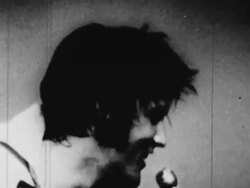 Elvis Presley sings before a live audience in Las Vegas Stock Footage