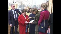 Princess Diana opening new housing proect News Clip