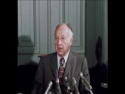 SYND 20-6-74 US SENATOR JAVITS SPEAKING AT PRESS CONFERENCE IN WASHINGTON Instructional Video