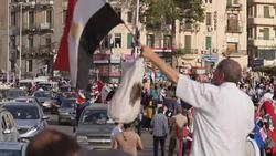 Egyptians celebrating opening of new Suez canal News Clip