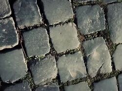 Typical Sanpietrino Roman Road Spiral Video Stock Footage