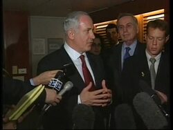 UN: ALBRIGHT/NETANYAHU MIDDLE EAST PEACE PROCESS MEETING News Clip