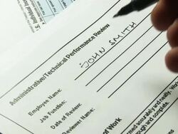 Job performance Stock Footage