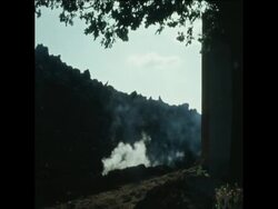 SYND 29-5-71 VILLAGERS PRAY FOR LAVA FLOWS TO CEASE Instructional Video