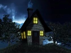 fairy tale house Stock Footage