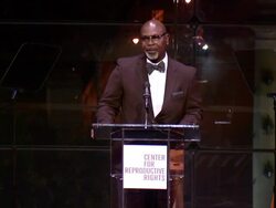 SPEECH - Dr. Willie Parker at Center for Reproductive Rights 2014 Gala Stock Footage