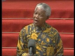 South Africa - Clinton and Mandela meet News Clip