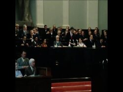 SYND 17 6 77 PRESIDENT BREZHNEV SPEAKS AT OPENING SESSION OF THE SUPREME SOVIET News Clip
