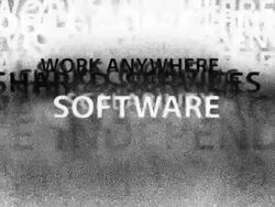 CLOUD COMPUTING : black back - (LOOP) Stock Footage