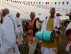 Janmashtami Festival The Largest Hindu festival Outside India Stock Footage