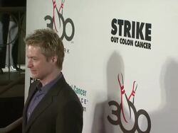 Katie Couric and friends 'Strike Out Colon Cancer' for the EIF's National Colorectal Cancer Research Alliance Stock Footage