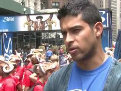 EVENT CAPSULE CLEAN: 2011 Stride Running Of The Rams Stock Footage