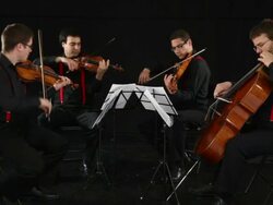 String quartet Stock Footage