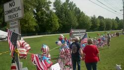 Chattanooga Memorial Continues after the Shooting Stock Footage