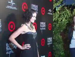 Dayanara Torres at the Target And Enrique Iglesias Celebrate Launch Of His New Album 'Euphoria' at Hollywood CA. (Footage by WireImage Video/GettyImages) Stock Footage