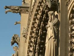 MS View of  cathedral Saint-Etienne de Metz  / Metz, Lorraine, France Stock Footage