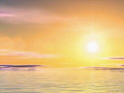 Sunsets Into the Ocean becoming Starry Night Stock Footage