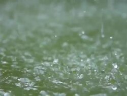 HD SUPER SLOW MO: Water Drops Stock Footage