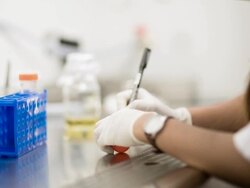 Chemists at Work In a Laboratory Stock Footage