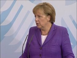 Merkel meets Tsvangirai, comment on Yemen, Iran News Clip
