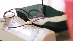 blood spinning Stock Footage