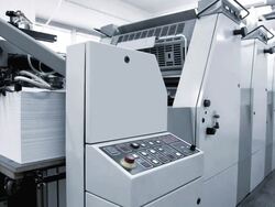 Offset Machine Stock Footage