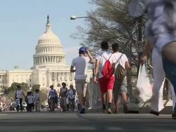 Immigration reform rally. Stock Footage
