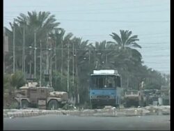 IEDs explode near US military convoys in Baghdad News Clip