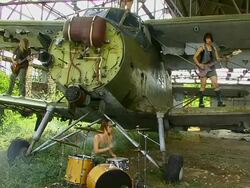 Girls Band play Rock Stock Footage