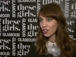 INTERVIEW - Alexa Chung on being scared to perform, her generation and being a feminist at Glamour Presents "These Girls" Stock Footage